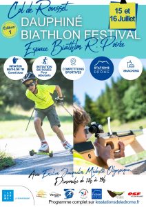 Dauphiné Biathlon Festival stade Raphaël-Poirée de Vassieux-en-Vercors le 15 et 16 Juillet 2023